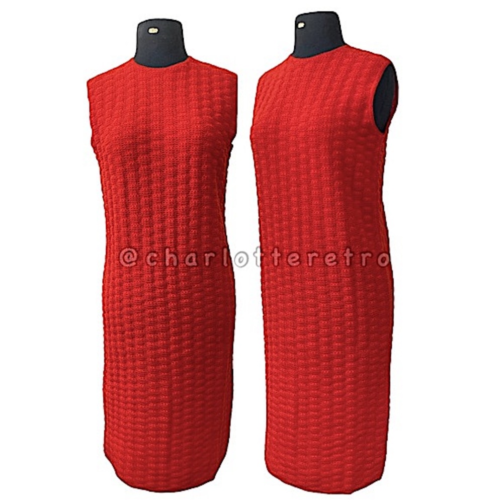 vtg SEARS Union Made Knit Shift Dress •  IGLWU
